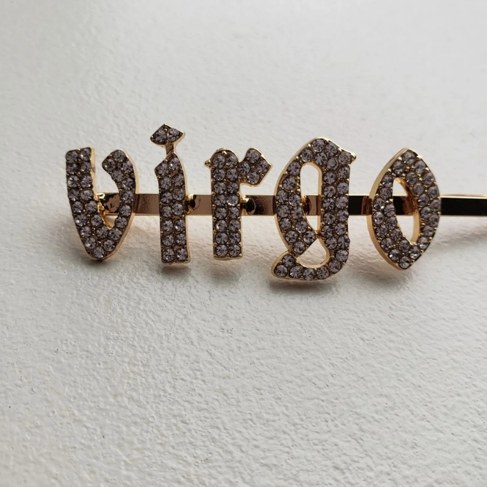 GOLD VIRGO HAIR CLIP